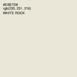 #EBE7D8 - White Rock Color Image